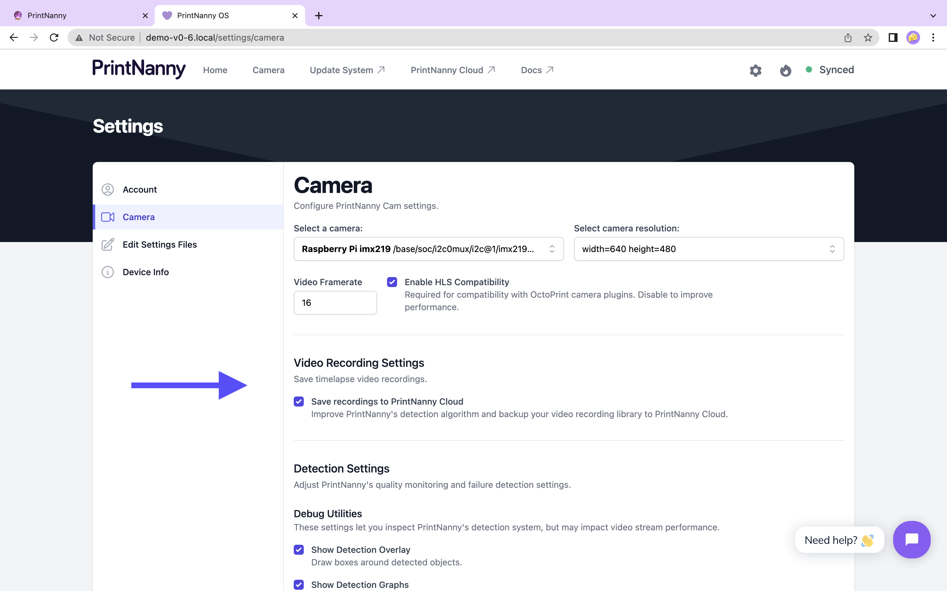 Sync timelapse recordings to PrintNanny cloud